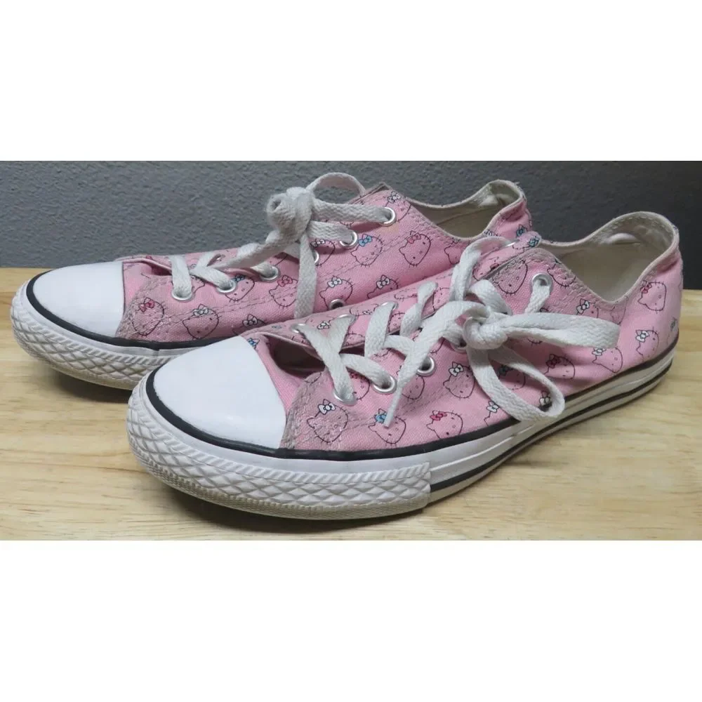 Converse‎ All Star Hello Kitty Junior Girls Size 5 Skateboarding Shoes 664638F